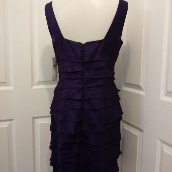 NEW Tiered Shimmery Purple Cocktail Party … - Picture 7 of 8